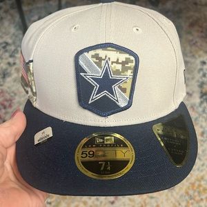 💙🤍Dallas Cowboys Military fitted ball cap🤍💙